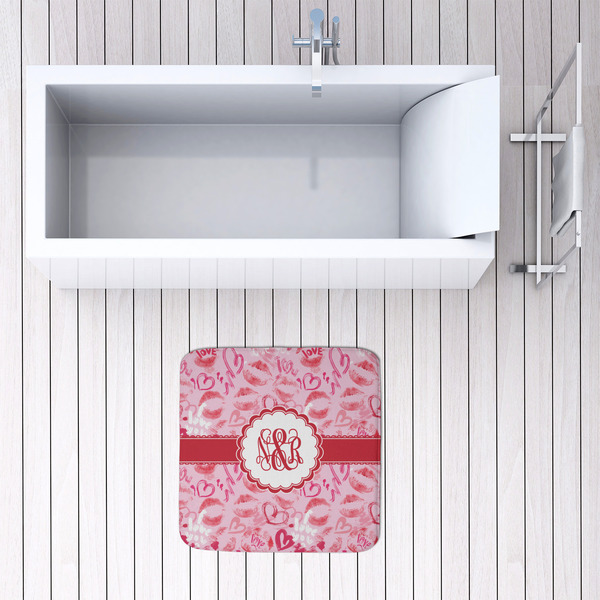 Lips n Hearts 48x48 Foam Memory Mat - LIFESTYLE