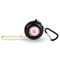 Lips n Hearts 6-Ft Pocket Tape Measure with Carabiner Hook - Front