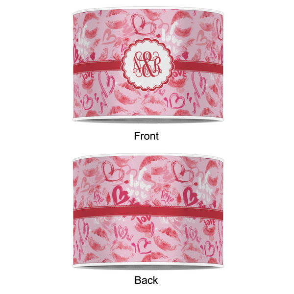 Lips n Hearts 8" Drum Lampshade - APPROVAL (Poly Film)