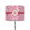 Lips n Hearts 8" Drum Lampshade - ON STAND (Fabric)