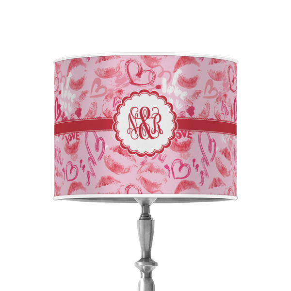 Custom Lips n Hearts 8" Drum Lamp Shade - Poly-film (Personalized)
