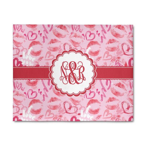 Custom Lips n Hearts 8' x 10' Indoor Area Rug (Personalized)