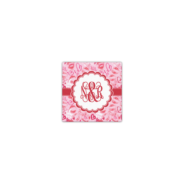 Lips n Hearts 8x8 - Canvas Print - Front View