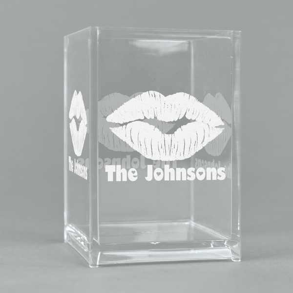 Custom Lips n Hearts Acrylic Pen Holder (Personalized)