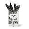 Lips n Hearts Acrylic Pencil Holder - FRONT