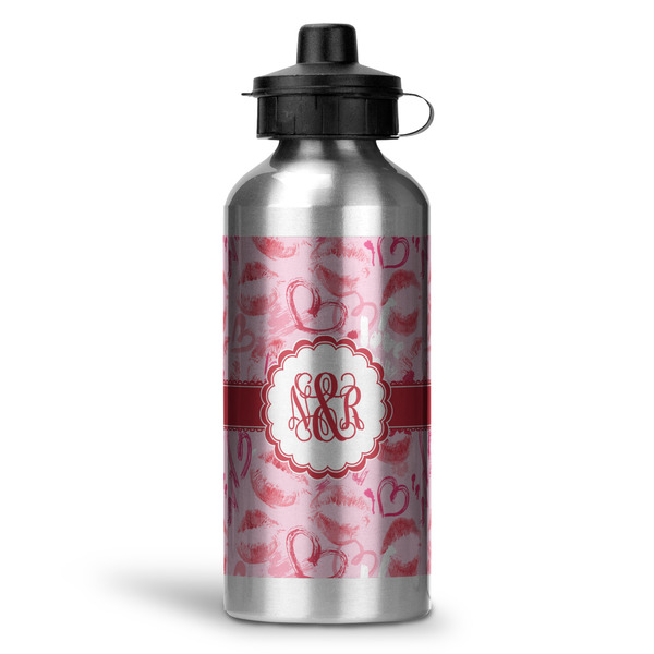 Custom Lips n Hearts Water Bottle - Aluminum - 20 oz (Personalized)