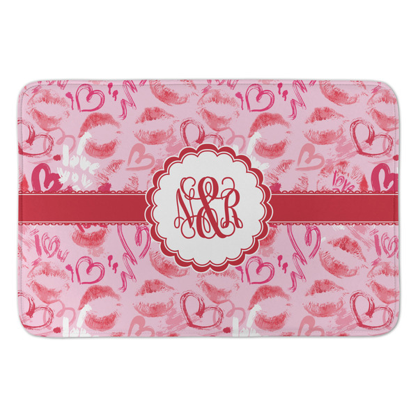 Custom Lips n Hearts Anti-Fatigue Kitchen Mat (Personalized)