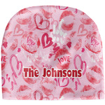 Lips n Hearts Baby Hat (Beanie) (Personalized)