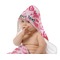 Lips n Hearts Baby Hooded Towel on Child