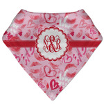 Lips n Hearts Bandana Bib (Personalized)