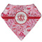 Lips n Hearts Bandana Bib (Personalized)