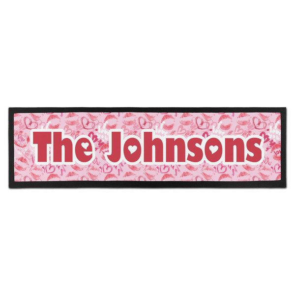 Custom Lips n Hearts Bar Mat (Personalized)