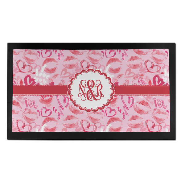 Lips n Hearts Bar Mat - Small - FRONT