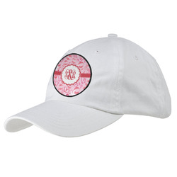 Lips n Hearts Baseball Cap - White (Personalized)