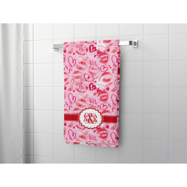 Lips n Hearts Bath Towel - LIFESTYLE