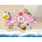 Lips n Hearts Beach Towel Lifestyle