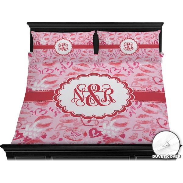 Lips n Hearts Bedding Set (King) - Duvet