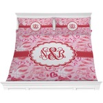 Lips n Hearts Comforter Set - King (Personalized)
