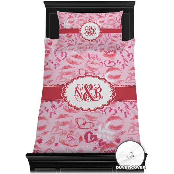 Lips n Hearts Bedding Set (TwinXL) - Duvet
