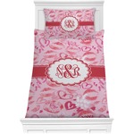 Lips n Hearts Comforter Set - Twin XL (Personalized)