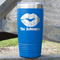 Lips n Hearts 20 oz Stainless Steel Tumbler - Royal Blue - Double Sided (Personalized)