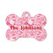 Lips n Hearts Bone Shaped Dog ID Tag - Small (Personalized)