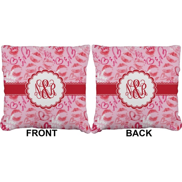 Lips n Hearts Burlap Pillow Approval