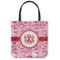 Lips n Hearts Canvas Tote Bag - Medium - 16"x16" (Personalized)