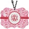 Lips n Hearts Rear View Mirror Decor (Personalized)