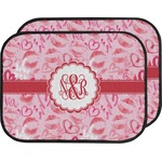 Lips n Hearts Car Floor Mats (Back Seat) (Personalized)