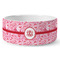 Lips n Hearts Ceramic Dog Bowl - Large (Personalized)