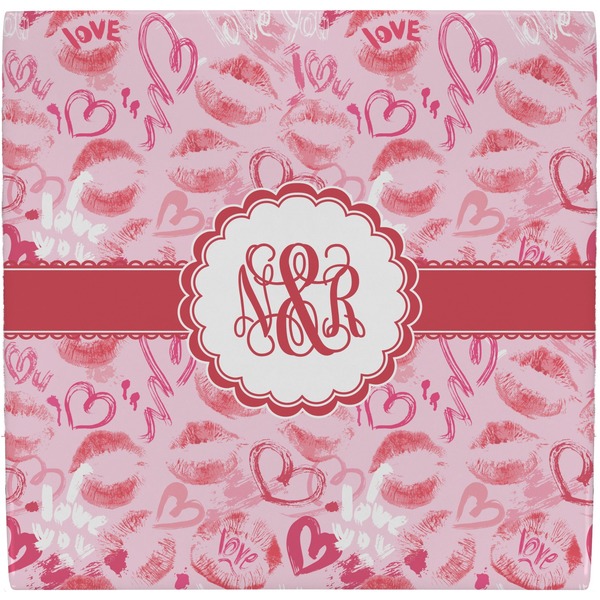 Custom Lips n Hearts Ceramic Tile Hot Pad (Personalized)