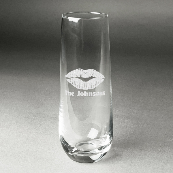 Lips n Hearts Champagne Flute - Single - Approved