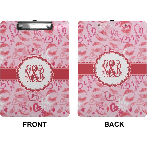 Lips n Hearts Clipboard (Letter) (Front + Back)
