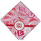 Lips n Hearts Cloth Napkins - Personalized Dinner (Folded Four Corners)