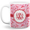 Lips n Hearts Coffee Mug - 11 oz - Full- White
