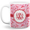 Lips n Hearts 11 Oz Coffee Mug - White (Personalized)