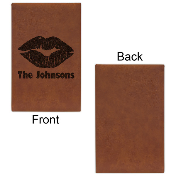 Lips n Hearts Cognac Leatherette Journal - Single Sided - Apvl