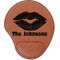 Lips n Hearts Leatherette Mouse Pad with Wrist Support (Personalized)