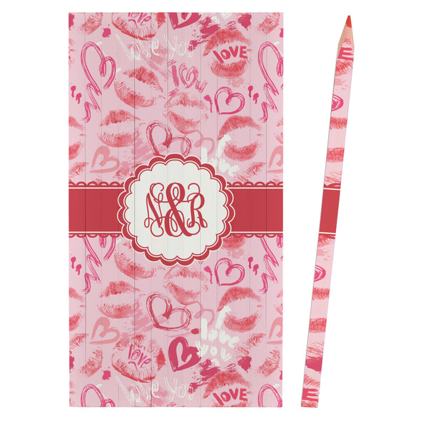 Lips n Hearts Colored Pencils - Front View