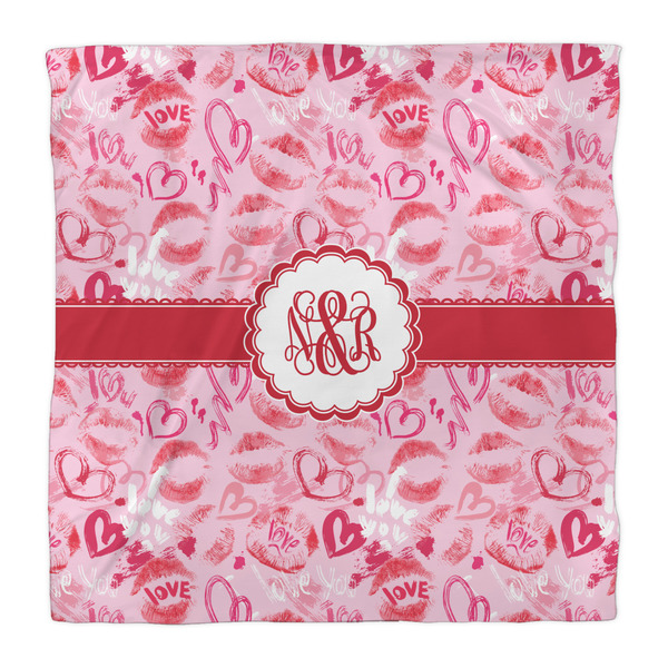 Lips n Hearts Comforter - Queen - Front