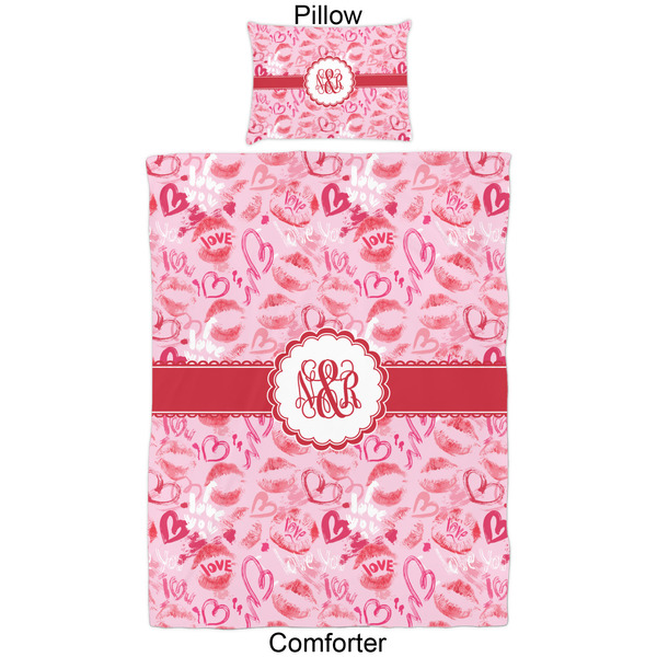 Lips n Hearts Comforter Set - Twin - Approval
