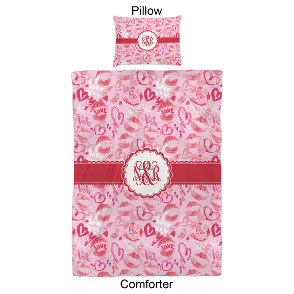 Lips n Hearts Comforter Set - Twin XL - Approval