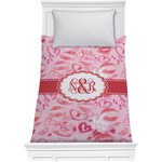 Lips n Hearts Comforter - Twin XL (Personalized)