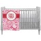 Lips n Hearts Crib Comforter / Quilt (Personalized)