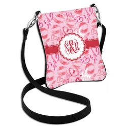 Lips n Hearts Cross Body Bag - 2 Sizes (Personalized)