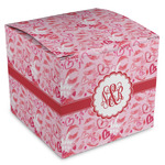 Lips n Hearts Cube Favor Gift Boxes (Personalized)