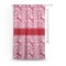 Lips n Hearts Curtain With Window and Rod