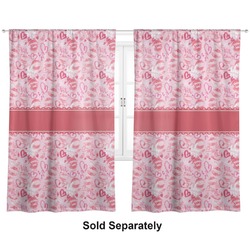 Lips n Hearts Curtain Panel - Custom Size