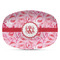 Lips n Hearts Plastic Platter - Microwave & Oven Safe Composite Polymer (Personalized)